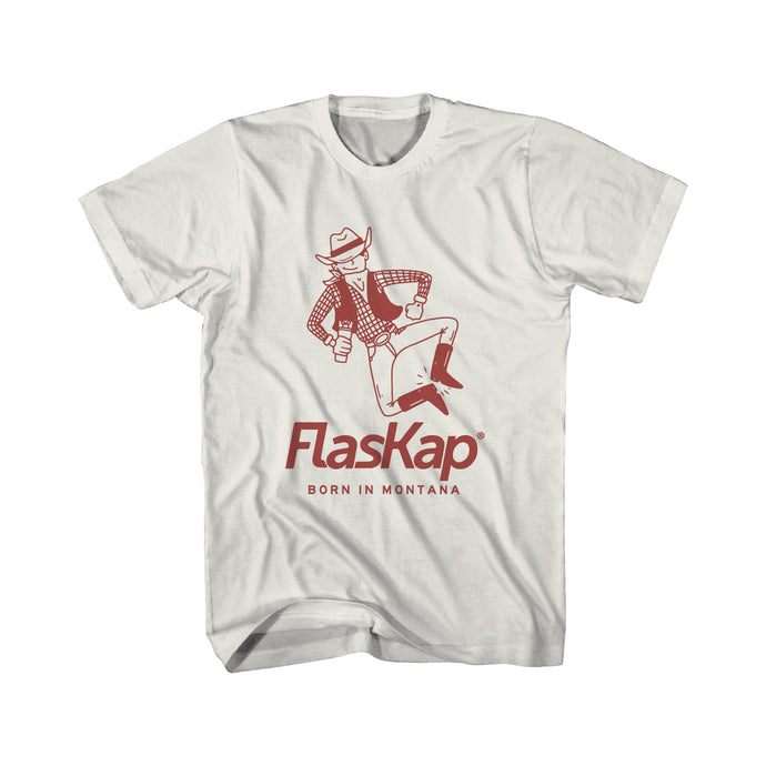Cocktail Cowboy T-Shirt - Vintage White