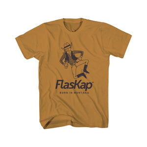 Cocktail Cowboy T-Shirt - Gold