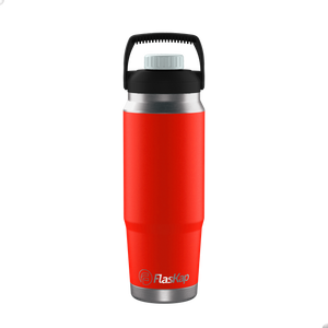 variant: white-+-red plastic stainless-steel