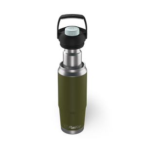 variant: white-+-green stainless-steel