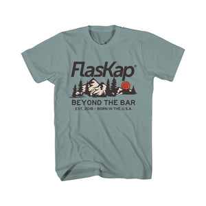 Big Sky Happy Hour T-Shirt - Dusty Blue