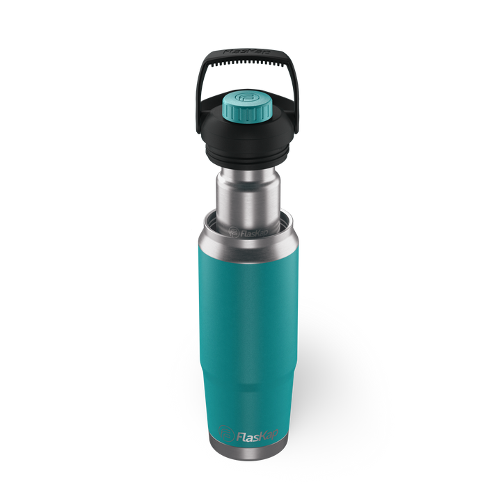 The FreePour System with its internal stainless steel reservoir visible